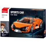 Sluban ModelBricks - Oranje supersportwagen Constructiespeelgoed Schaal 1:32