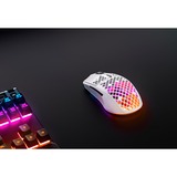 SteelSeries Aerox 3 Wireless Snow 2022 gaming muis Wit, 18.000 dpi, RGB leds