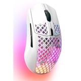 SteelSeries Aerox 3 Wireless - Snow gaming muis Wit, 18.000 dpi, RGB leds