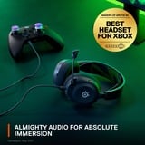 SteelSeries Arctis Nova 1X over-ear gaming headset Zwart/groen, Pc, PlayStation 4, PlayStation 5, Xbox, Nintendo Switch