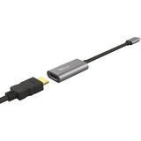 Trust Dalyx USB-C > HDMI adapter Zilver/zwart, 0,2 meter