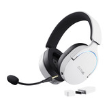 Trust GXT 491W Fayzo Draadloze  over-ear gaming headset Wit, 2.4 GHz | Bluetooth