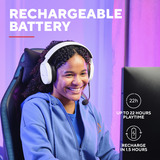 Trust GXT 491W Fayzo Draadloze  over-ear gaming headset Wit, 2.4 GHz | Bluetooth