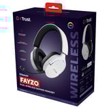 Trust GXT 491W Fayzo Draadloze gamingheadset over-ear gaming headset Wit, 2.4 GHz, Bluetooth