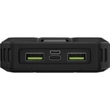 goobay Outdoor Solar Power Bank 20,000 mAh with Power Delivery powerbank Zwart