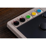 8BitDo Arcade Controller Grijs/rood, 2.4 GHz / Bluetooth / USB, Nintendo Switch, Pc