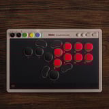 8BitDo Arcade Controller Grijs/rood, 2.4 GHz / Bluetooth / USB, Nintendo Switch, Pc