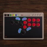 8BitDo Arcade Controller Grijs/rood, 2.4 GHz / Bluetooth / USB, Nintendo Switch, Pc