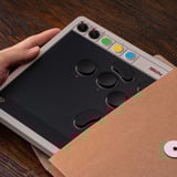 8BitDo Arcade Controller Grijs/rood, 2.4 GHz / Bluetooth / USB, Nintendo Switch, Pc