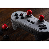 8BitDo Pro 3 Bluetooth Gamepad Lichtgrijs/rood, Switch 1 & 2, PC, Android, 2.4 GHz / Bluetooth / USB