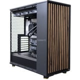 ALTERNATE Workstation Expert Ultra 9 pc-systeem Zwart/houtkleur | Core Ultra 9 285K | Intel Graphics | 64 GB | 2 TB SSD