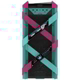 ASUS ROG Strix Helios II Hatsune Miku Edition midi tower behuizing Turquoise/roze | 4x USB-A | 2x USB-C | RGB | Tempered Glass