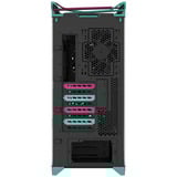 ASUS ROG Strix Helios II Hatsune Miku Edition midi tower behuizing Turquoise/roze | 4x USB-A | 2x USB-C | RGB | Tempered Glass