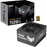 ASUS TUF Gaming Gold EVO modulaire 750 watt voeding  Zwart, 1x 12V-2x6, 2x PCIe