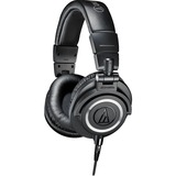 Audio-Technica ATH-M50X over-ear hoofdtelefoon Zwart, Pc