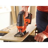 BLACK+DECKER BDCJS18N 18V accu pendeldecoupeerzaag  Oranje/zwart, Accu en oplader niet inbegrepen