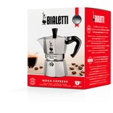 Bialetti Moka Express 1161 espressomachine Zilver, 1-kops