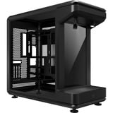 Cooler Master MasterFrame 360 Stage LCD midi tower behuizing Zwart | 2x USB-A | 1x USB-C | Tempered Glass