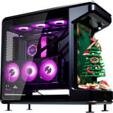 Cooler Master MasterFrame 360 Stage LCD midi tower behuizing Zwart | 2x USB-A | 1x USB-C | Tempered Glass