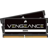 Corsair 64 GB DDR5-5600 (2x 32 GB) Kit laptopgeheugen Zwart, Vengeance