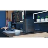 Corsair AI Workstation 300 pc-systeem Zwart | Ryzen AI Max+ 395 | Radeon 8060S | 128 GB | 2x 2 TB SSD