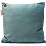 Cozy Una Velvet 45 x 45 cm draadloos warmtekussen Blauwgroen, Powerbank 5000 mAh
