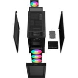 DeepCool CH560 Digital midi tower behuizing Zwart | 1x USB-A | 1x USB-C | RGB | Window