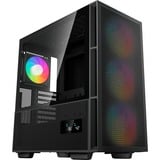 DeepCool CH560 Digital midi tower behuizing Zwart | 1x USB-A | 1x USB-C | RGB | Window