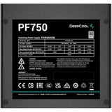 DeepCool PF750 750W voeding  Zwart, 2x PCIe