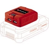 EINHELL Powerbank TE-CP 18 Li USB adapter Rood
