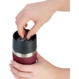 Emsa Travel Mug Compact Thermosbeker Wijnrood/roestvrij staal, 0,3 Liter