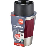 Emsa Travel Mug Compact Thermosbeker Wijnrood/roestvrij staal, 0,3 Liter