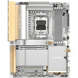 GIGABYTE X870E AERO X3D WOOD socket AM5 moederbord Zilver/houtkleur, RAID, 2x 5 Gb-LAN, WLAN, BT, Sound, ATX