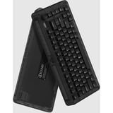 Iqunix ZX75 Dark Side Wireless Mechanical Keyboard Zwart, US lay-out (QWERTY), Cherry MX Brown, 75%, RGB leds, Hot-swappable, Double-shot PBT, 2.4GHz | Bluetooth 5.1 | USB-C