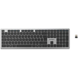 Kensington KB535 EQ Rechargeable Multi-Device Keyboard US-International lay-out (QWERTY), Scissor switches, 100%, USB, 2,4 GHz, Bluetooth 5.4
