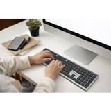 Kensington KB535 EQ Rechargeable Multi-Device Keyboard US-International lay-out (QWERTY), Scissor switches, 100%, USB, 2,4 GHz, Bluetooth 5.4