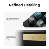 Keychron Q13 Ultra-P4 8K Wireless Custom Mechanical Keyboard, toetsenbord Wit, US lay-out, Keychron Silk POM Banana, 96%, RGB, Hot swap, 8K, 2.4 GHz / Bluetooth 5.2 / USB-C