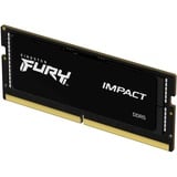Kingston FURY Impact 16 GB DDR5-6400 (1x 16 GB) laptopgeheugen Zwart, KF564S38IB-16, SO-DIMM, XMP 3.0