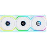 Lian Li UNI FAN SL120 LCD Wireless case fan Wit, 3 stuks, 4-pin PWM fan-connector