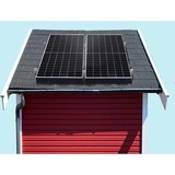 Priwatt PRIW priShed Duo 750W Gartenhaus Bitumen zonnepanelenset 