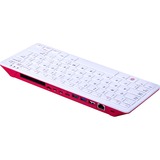 Raspberry Pi Foundation Raspberry Pi 400 mini-pc Wit/pink (roze) | USB-A 2.0 | 2x USB-A 3.2 (5 Gbit/s) | USB-C 3.2 (5 Gbit/s) | 2x Micro HDMI | RJ-45