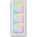 Sharkoon AK5M RGB midi tower behuizing Wit | 2x USB-A | 1x USB-C | RGB | Window