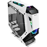 Sharkoon ELITE SHARK CA700 Tower-behuizing Zwart/wit | 2x USB-A 3.2 (5 Gbit/s) | USB-C 3.2 (10 Gbit/s) | 2x Audio | WIndow-kit