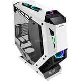 Sharkoon ELITE SHARK CA700 midi tower behuizing Zwart/wit | 2x USB-A | 1x USB-C | Tempered Glass