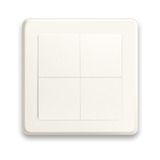 Shelly BLU Wall Switch 4 + Gira/Merten adapter schakelaar Wit, Bluetooth 4.2