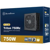 SilverStone Triton 750Rz modulaire 750 watt voeding  Zwart, 1x 12V-2x6, 3x PCIe