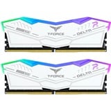 Team Group 32 GB DDR5-6400 (2x 16 GB) Dual-Kit werkgeheugen Wit, Delta RGB, FF4D532G6400HC32ADC01, XMP 3.0