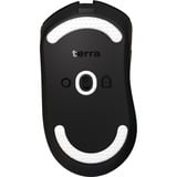 Teevolution Terra Pro gaming muis Zwart, 50 - 42.000 DPI, 2.4 GHz / Bluetooth / USB