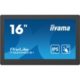 iiyama ProLite T1624MSC-B1 15.6" Touchscreen-Monitor  Zwart, Touch, HDMI, Audio, USB