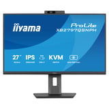 iiyama ProLite XB2797QSNPH-B1 27" monitor Zwart, HDMI, DisplayPort, USB-C, LAN, Audio, Webcam